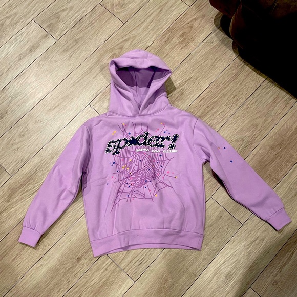 Purple Acai Sp5der Hoodie